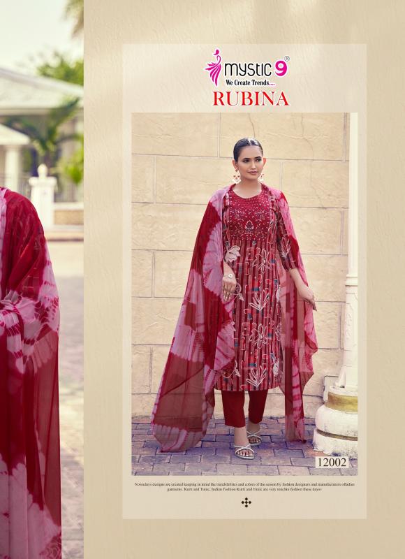 Mystic9 rubina vol 12 wholesale kurtis in bangalore